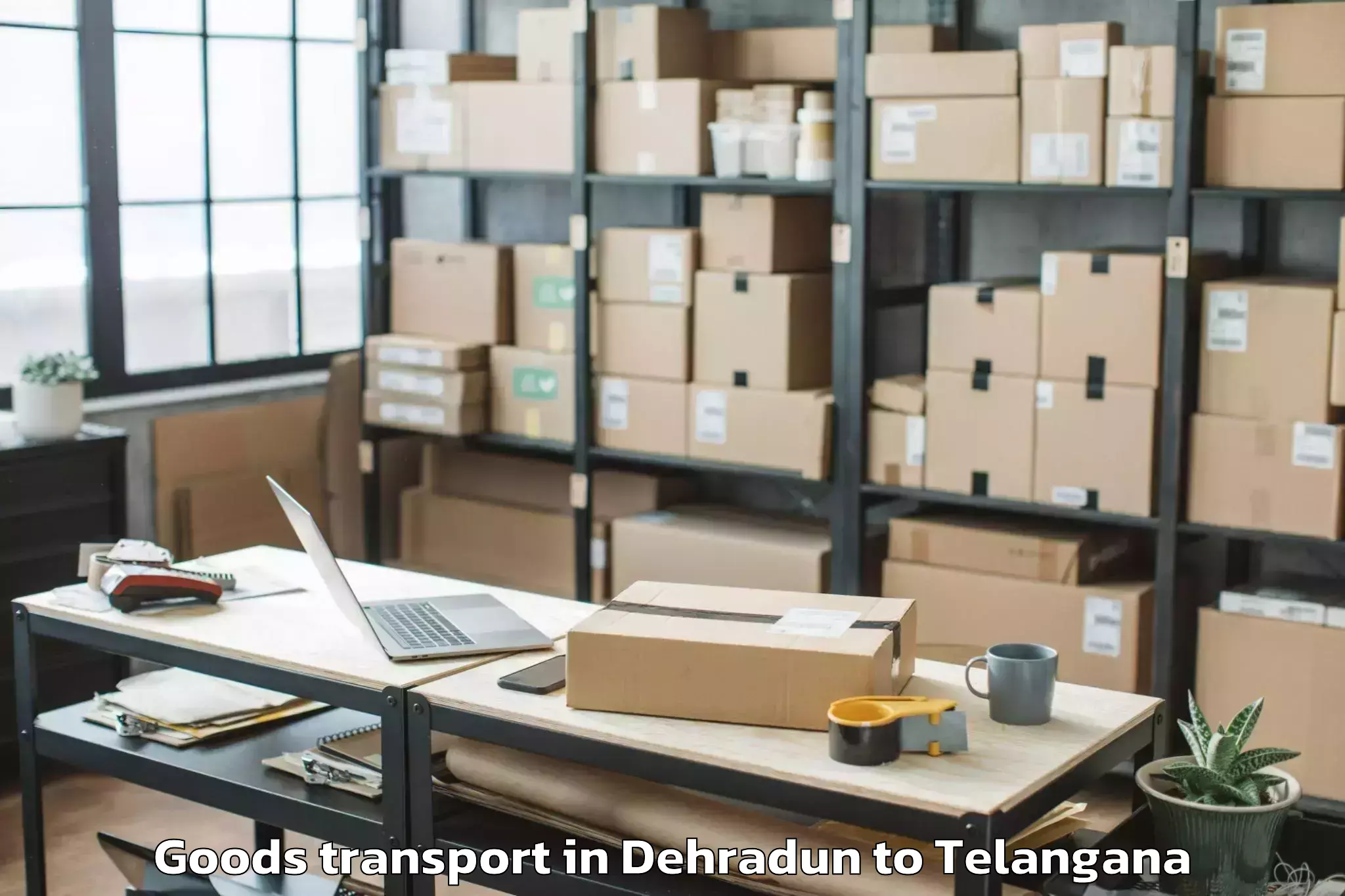 Hassle-Free Dehradun to Raghunathpalle Goods Transport